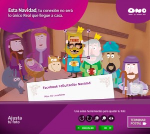 ono felicitación navidad 2010-2011 en Facebook